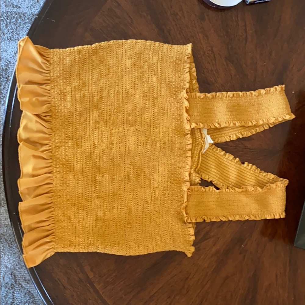 Mustard Yellow Tank Top